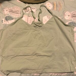 NWOT Pact Cropped Tank Shelf Bra XXL